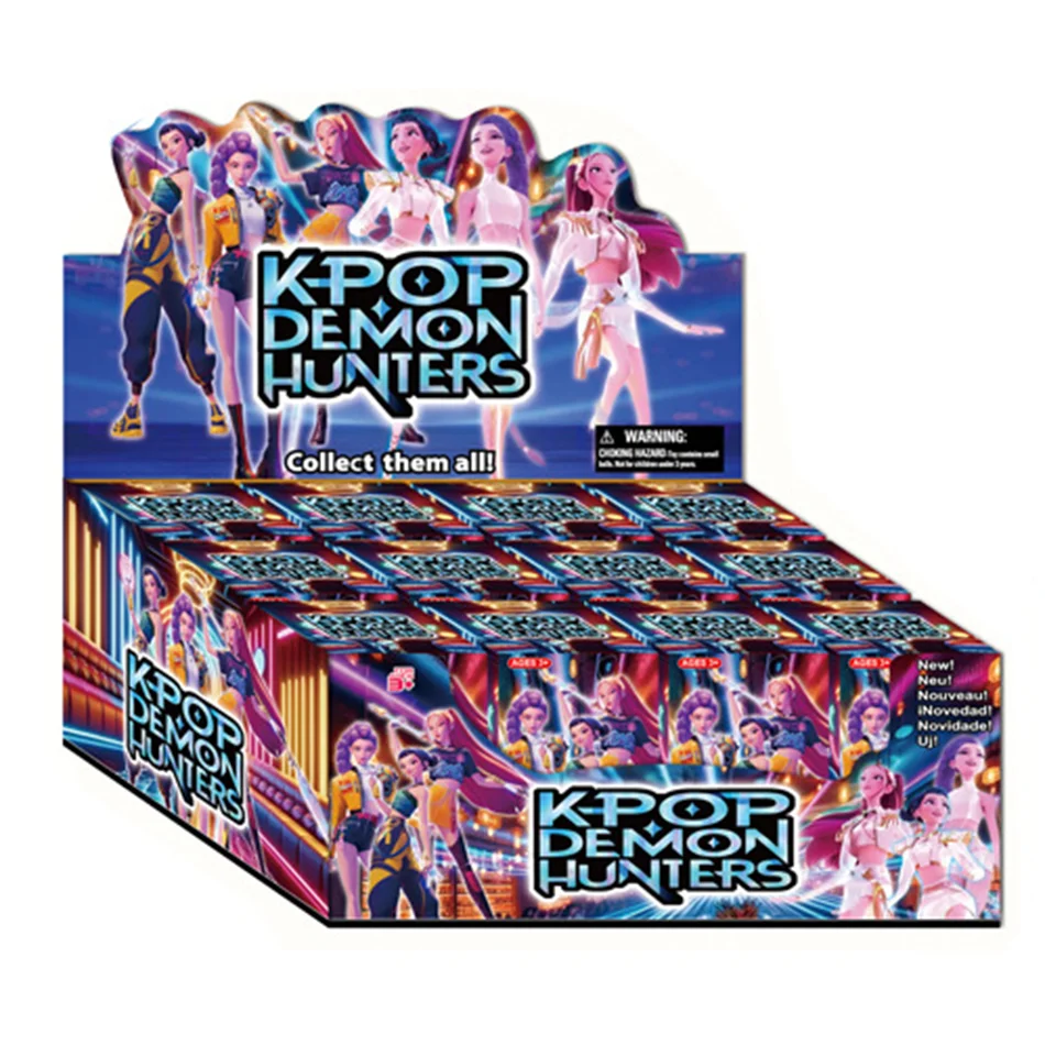 1-24 Uds Kpop Demon Hunters caja ciega figura de juguete Derpys Tiger Rumi Mira Zoey Sussy estatuilla muñeca para Fans regalo de cumpleaños de Navidad