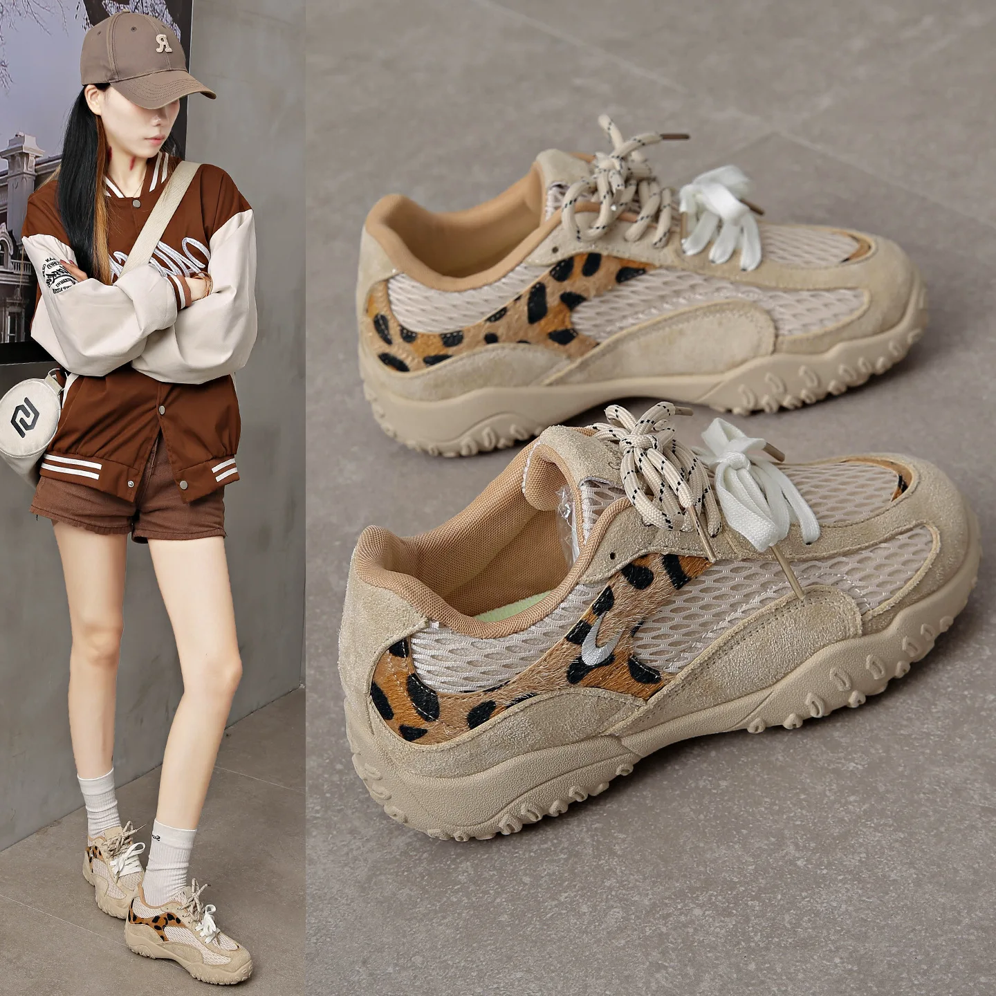 Casual shoes 2025 retro shoes with double shoelaces German training shoes for women's new year autumn Forrest Gump shoes