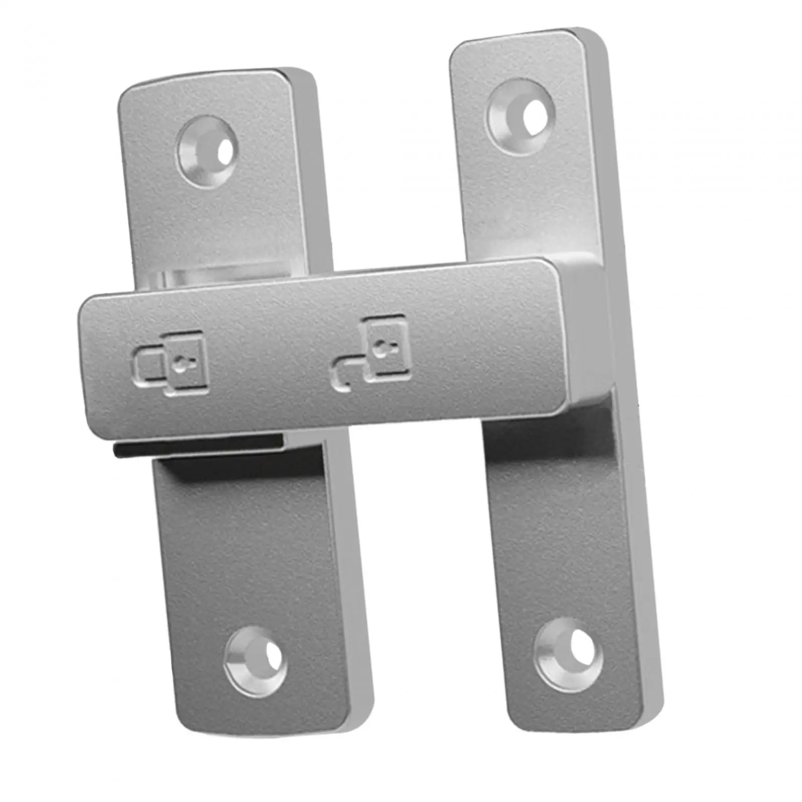 180 Degree Door Latch Guard Door Lock Gate latches Flip Latch Sliding Latch for Bathroom Cabinets Office Barn Sliding Door Hotel