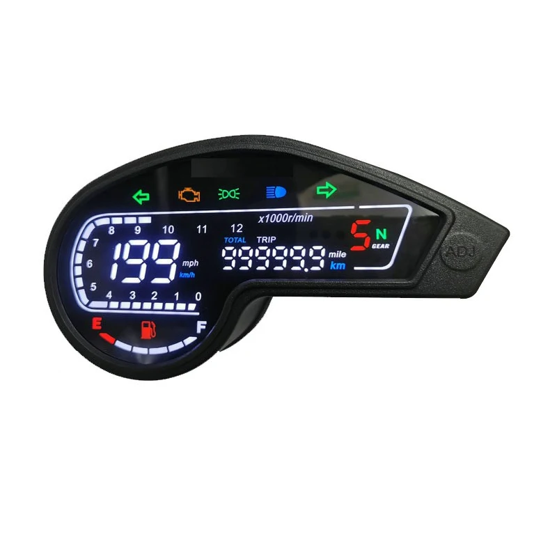 Motorcycl Honda NXR150 NXR125 Bros 2003-2014 CRV Digital LED  Odometer Speedometer Tachometer XR150 GY200 Mexico Brazil Colombia