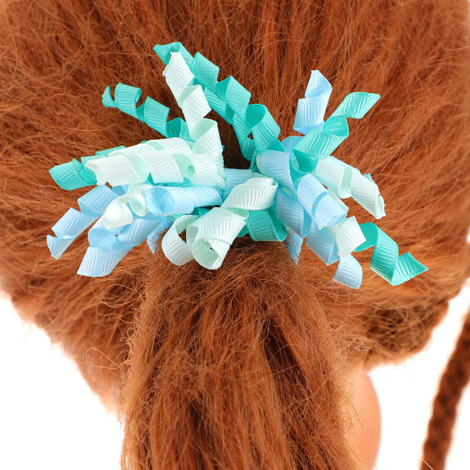 

10 шт. нежные резинки для волос с вьющимися лентами для всех типов волос, держатель для хвоста «сделай сам», высокая эластичность, декоративные