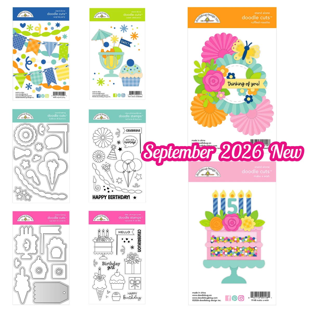 Cupcakes und Kerzen Süße Feier Metallstanzformen Stempel für DIY Scrapbooking Tagebuch Handgemachter Kalender September 2026 neu