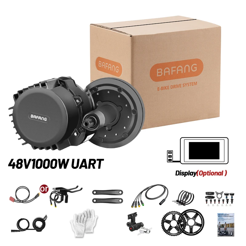 Bafang Ebike Mid Drive Motor UART M315 M615 M215 BBS01 BBS02B 36V 250W 350W 500W 48V 750W Electric Bicycle Motor No Battery image 3