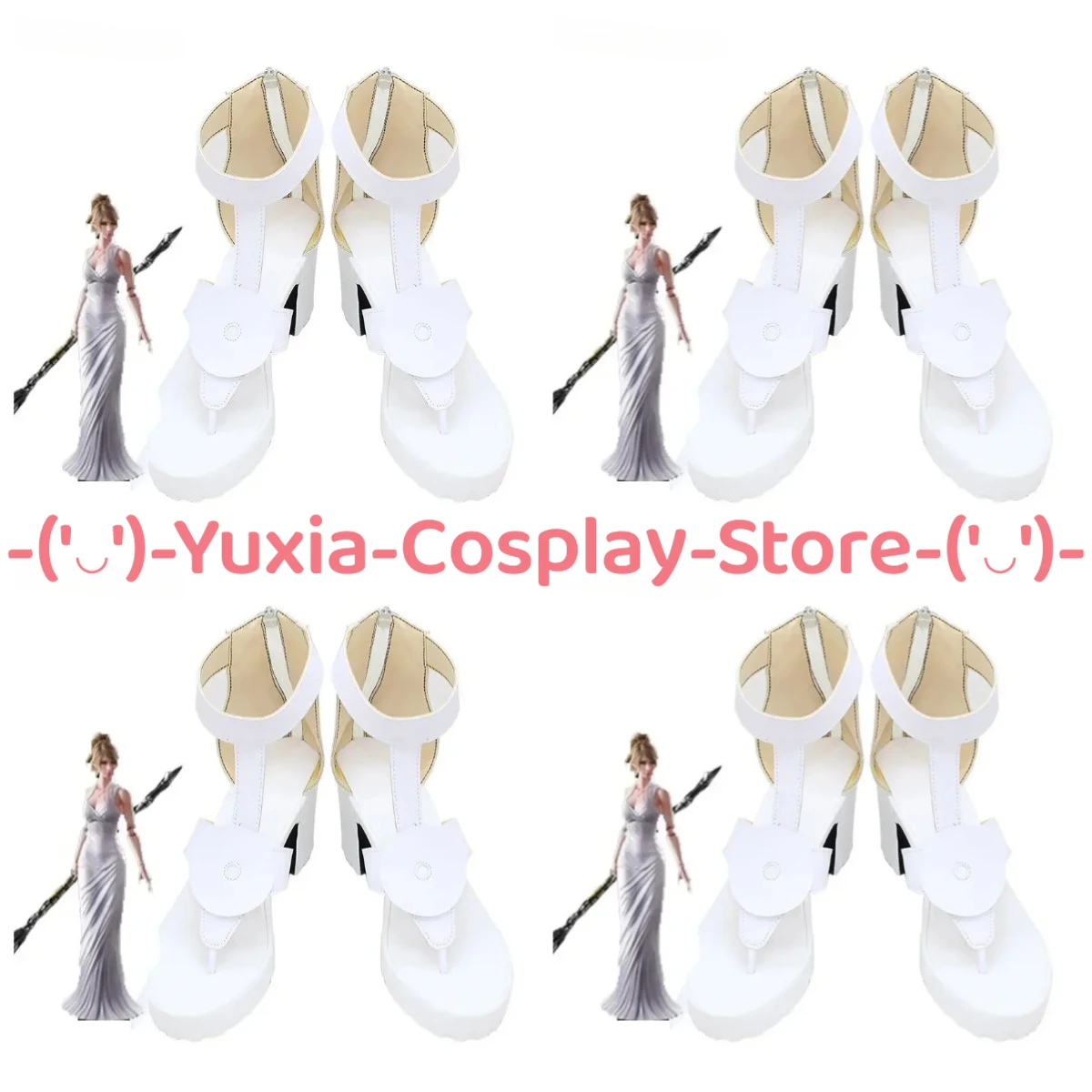 

Юксиакосплей! FinlxFantas XV Lunafreya обувь для косплея аниме игровой персонаж реквизит ботинки из искусственной кожи Хэллоуин карнавальный костюм для вечеринки