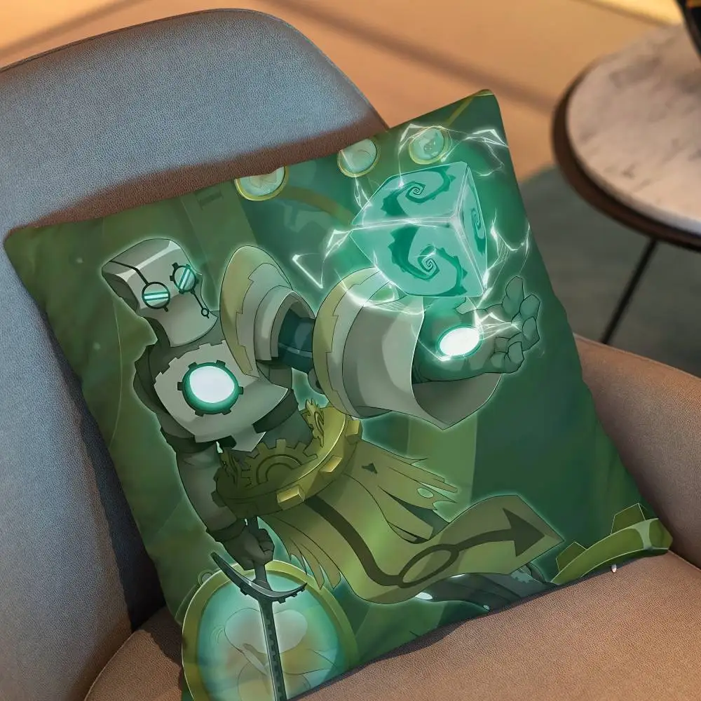 Yugo Nox Wakfu Print Throw Pillow Cover Square Cushion Case for Living Room Bedroom Decor