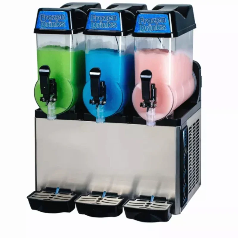 Commercial 3 Tanks Slushy Ice Making Slush Machine