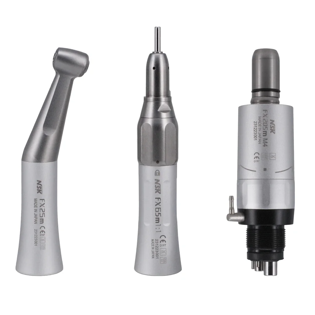 FX25 FX65 Dental 1:1 Direct Drive Contra Angle Low Speed Handpiece Mini Head Dentistry Against Contra Angle Polishing Tools