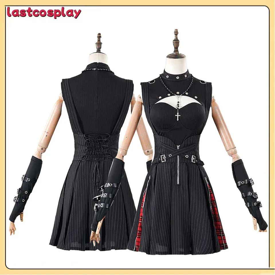 

Anime Fantasia MisaMisa Cosplay Costume Adult Women Top Skirt Necklace Outfits Halloween Carnival Disguise Party Roleplay Suit