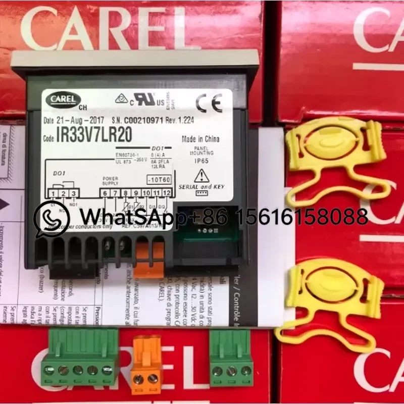 Italian Carle IR33V7LR20 Thermostat 24V Single Relay Temperature Controller HVAC Digital Control Module Replacement Part