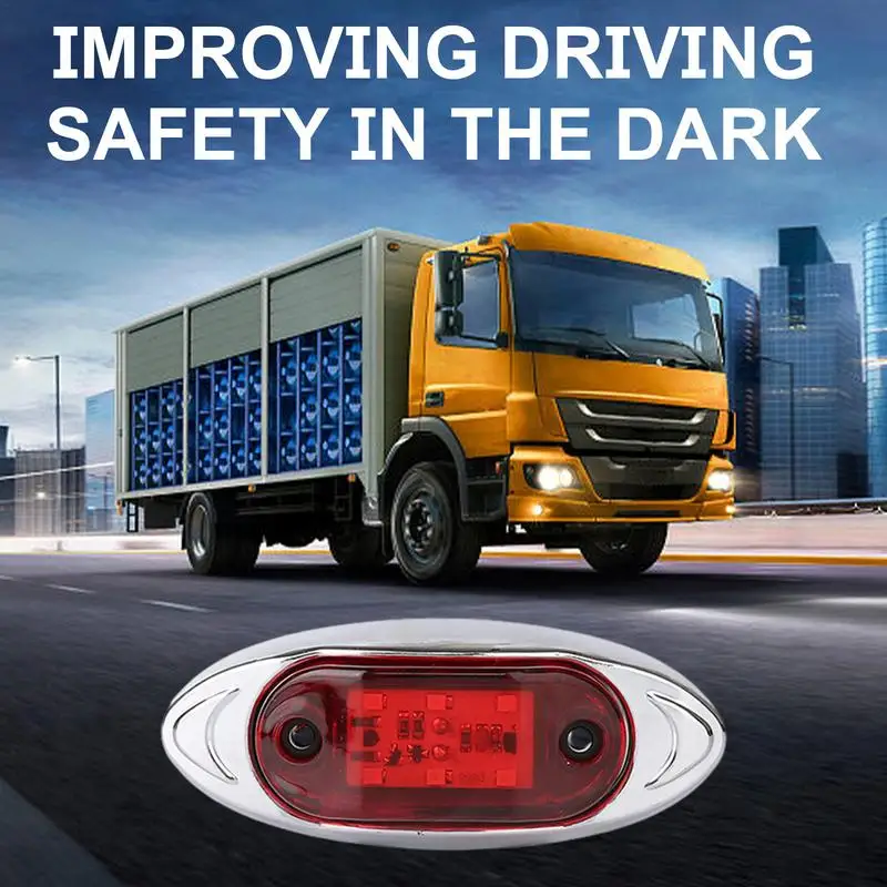 Led Trailer Side Marker Lights Trailer Running Lights Signal Running Lights For Trailer Truck RV Car Bus Led Trailer Lights