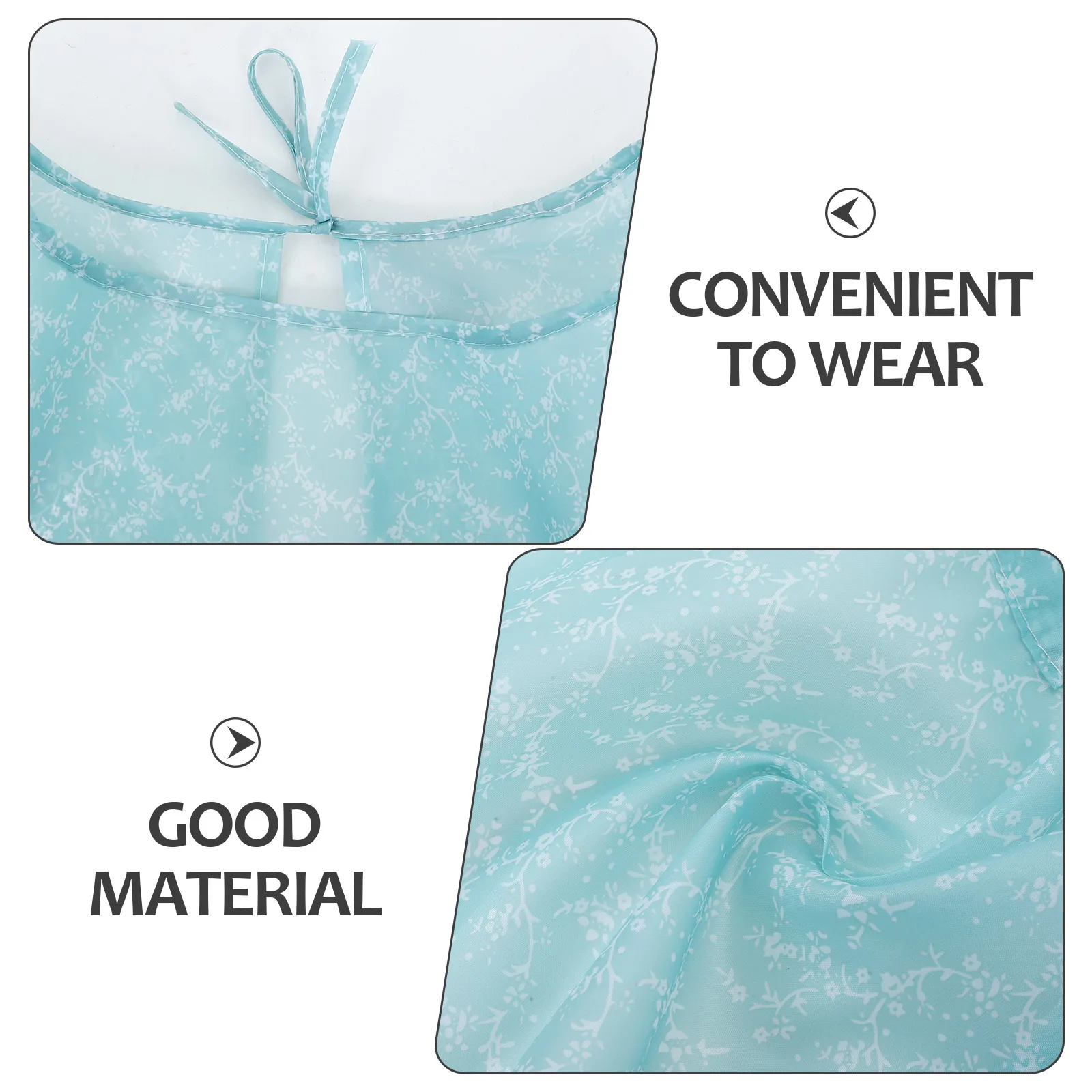 1pc Waterproof Apron Disposable Housework Cooking Long Sleeve Polyester Kitchen Restaurant Cleaning Work Clothes Accessories