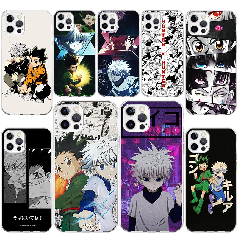 HXH Hunter Anime Soft Silicone Phone Case For Apple iPhone 11 14 15 16 Pro 12 13 Mini XR X XS Max 7 Plus 8 + Fundas Cover 11 14 