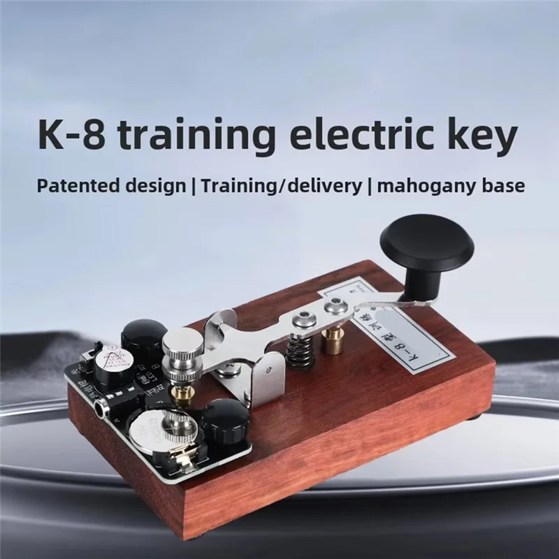 K-8 Hand Manual Training Key รหัสมอร์สคีย์คลื่นสั้นเสียงและแสง Practice Board
