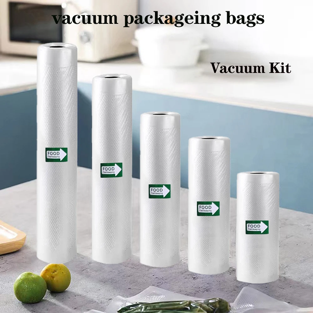 500cmRoll Vacuum Sealer Bags,Food Vacuum Storage Bags,vacuum Compression Bags,bpa Free, For Sausages,meat, Fruits,and Vegetables