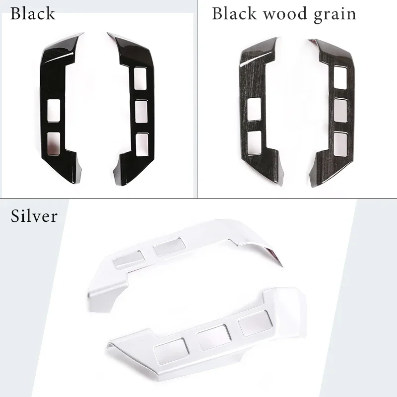 For Land Rover Discovery 3 LR3 04-09, Freelander 2 07-12, RR Sport 2005-09 Car Steering Wheel Button Cover Sticker Accessories