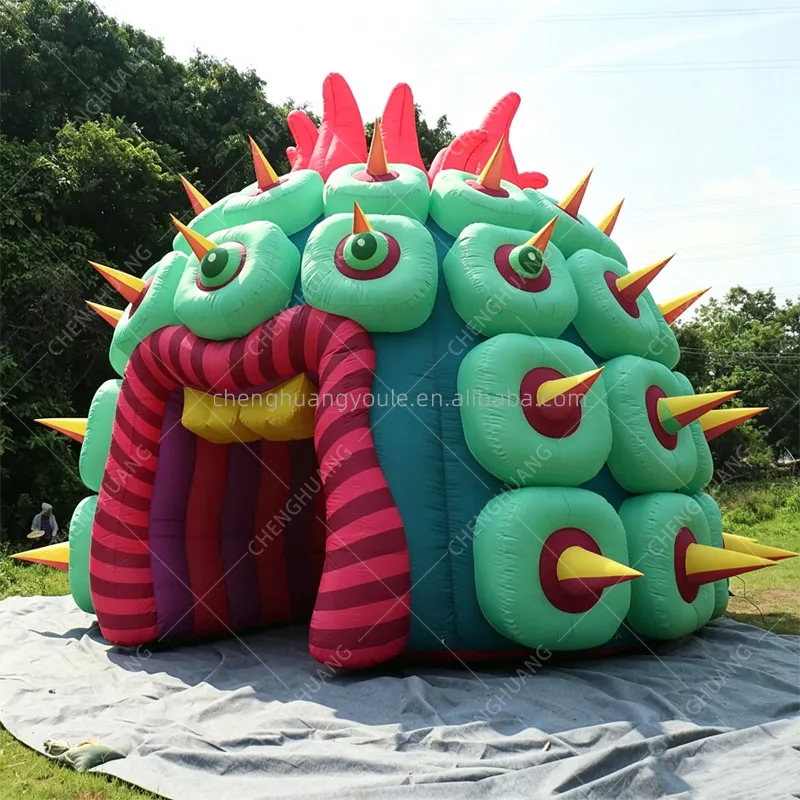 Giant Inflatable Cactus Plant Tent, Decor Props for Outdoor Garden, Party, Exhibition & Advertising Events