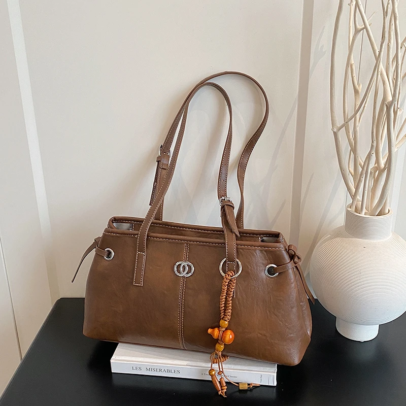 

Роскошная сумка-тоут, однотонная сумка-мессенджер большой вместимости для женщин, для отдыха, бизнеса, повседневного использования