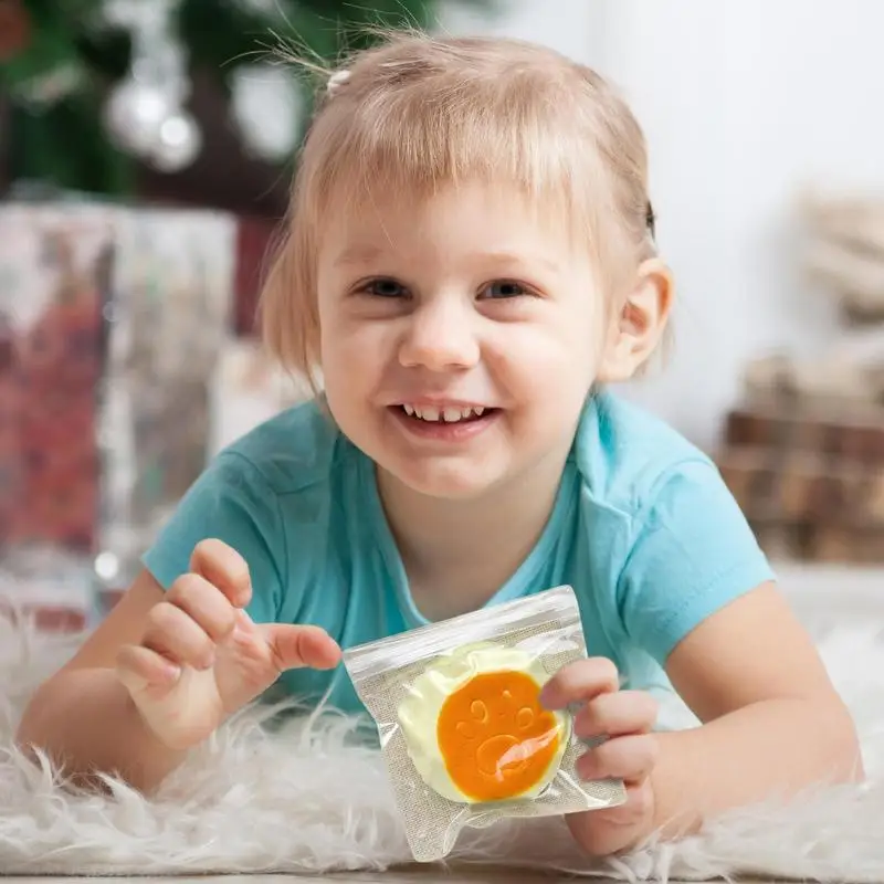 Juguetes antiestrés para pastel, juguetes elásticos para pastel, pelota pegajosa, juguetes para aliviar el apretón para niños, adultos y niños