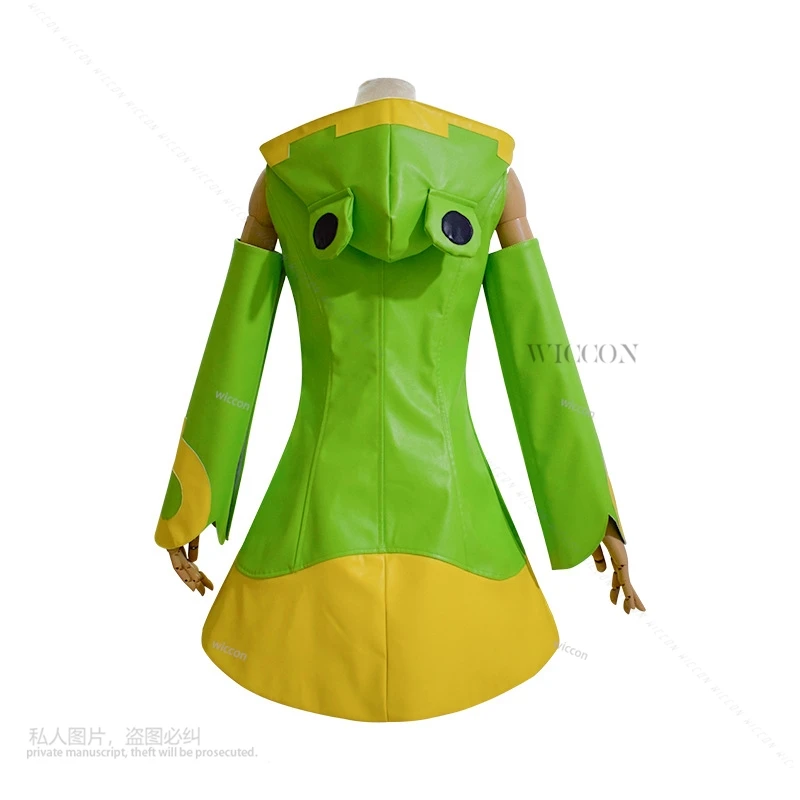 Kinomoto Sakura Cardcaptor Sakura Cosplay Traje, Roupas Anime, Peruca Uniforme, Baby Frog Raincoat Set