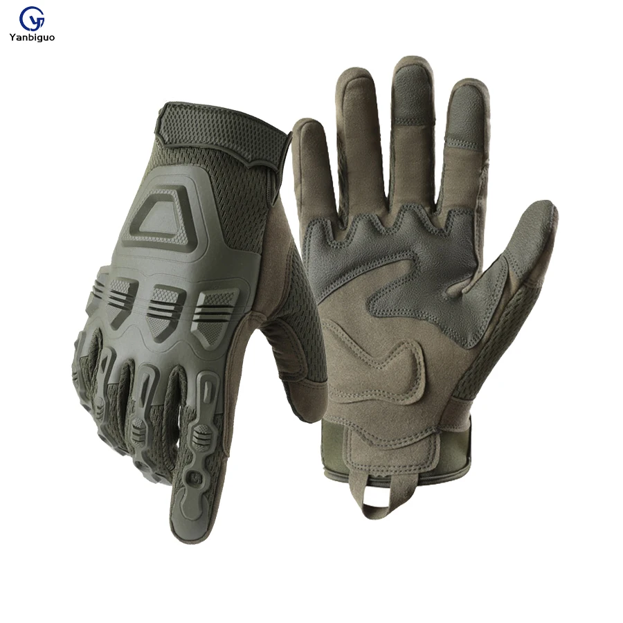 

Ultra - fiber Protective Tactical Gloves - slip Mountaineering Rock Climbing Cycling Shock absorbing Full finger Tactical Gloves