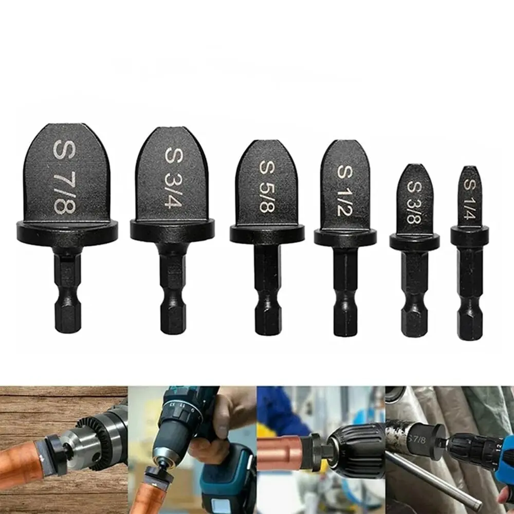 6 Piece Copper Tube Expander Set 5 In 1 AC Pipe Expander Set Metric With Hex Handle For Air Conditioner Pipe Repair