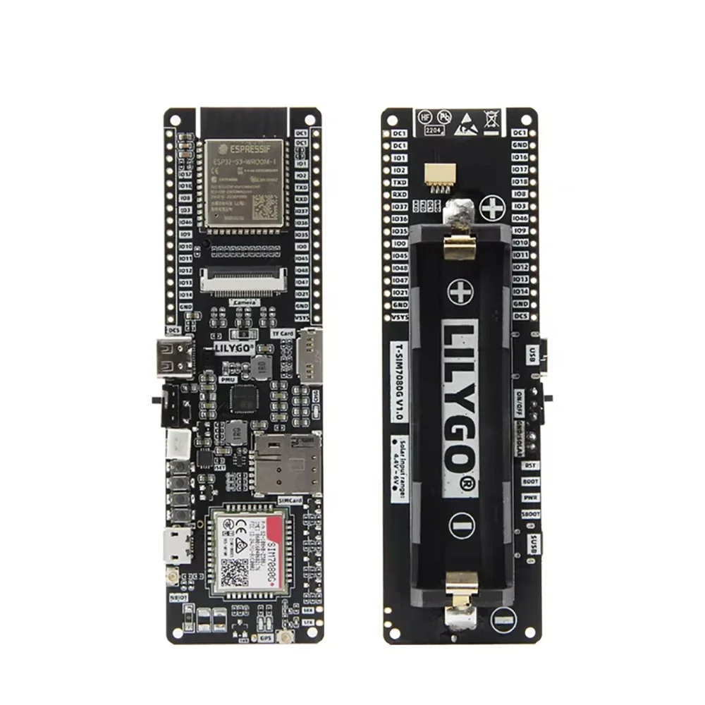 AvaCoreSIM7080G Multi-Band CAT-M NB-IoT Dual Mode Module ESP32-S3 TF Card PMU Development Board With GPS LTE Antenna