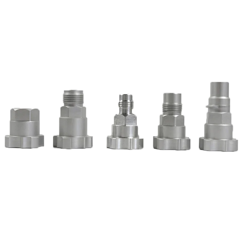 Aluminum Alloy Spray Gun Connector PPS Adapter Spray Gun Cup adapter Disposable Measuring Cup Suitable For SATA Devilbiss Iwata