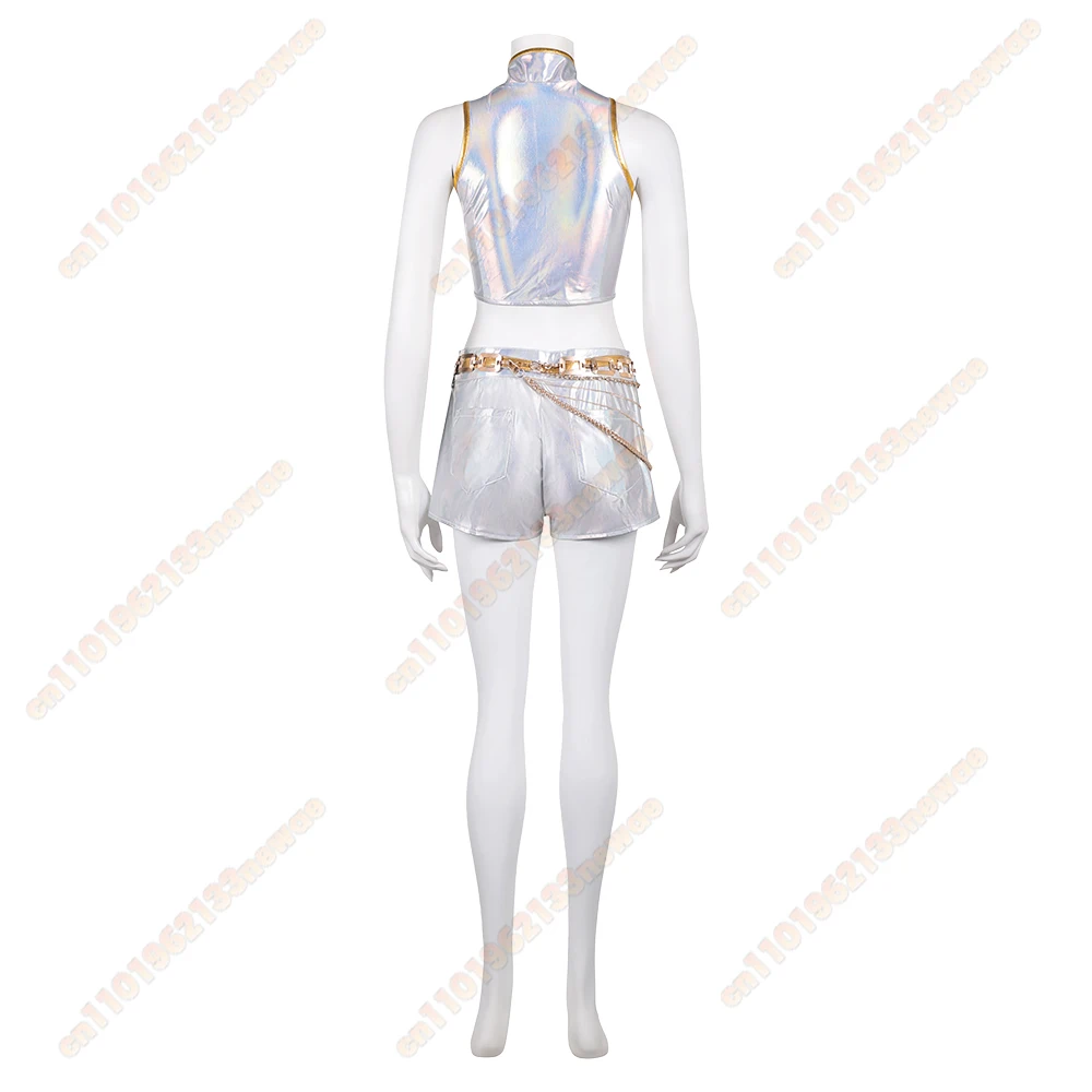 NEW Rumi Cosplay Set Kpop Demon Fantasia Hunters Adult Women Outfits Halloween Party Outfits Idol Stage Performance Costume Suit