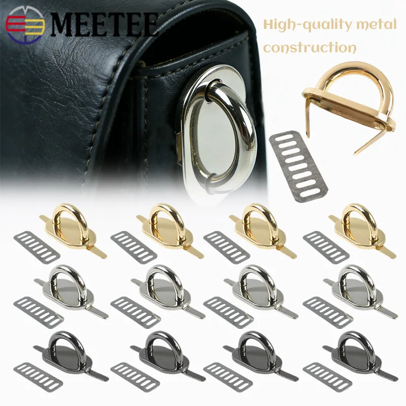 

2/5/10Pcs 20mm D Ring Metal Buckles for Bag Strap Side Clip Buckle Handbag Hanger Arch Bridge Loop Clasp DIY Bags Accessories