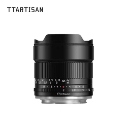 TTArtisan APS-C 초광각 렌즈, 필터 거치대 고무 렌즈 캡 포함, 왜곡 거의 제로, E XF Z RF M43 마운트, 10mm F2 105 °