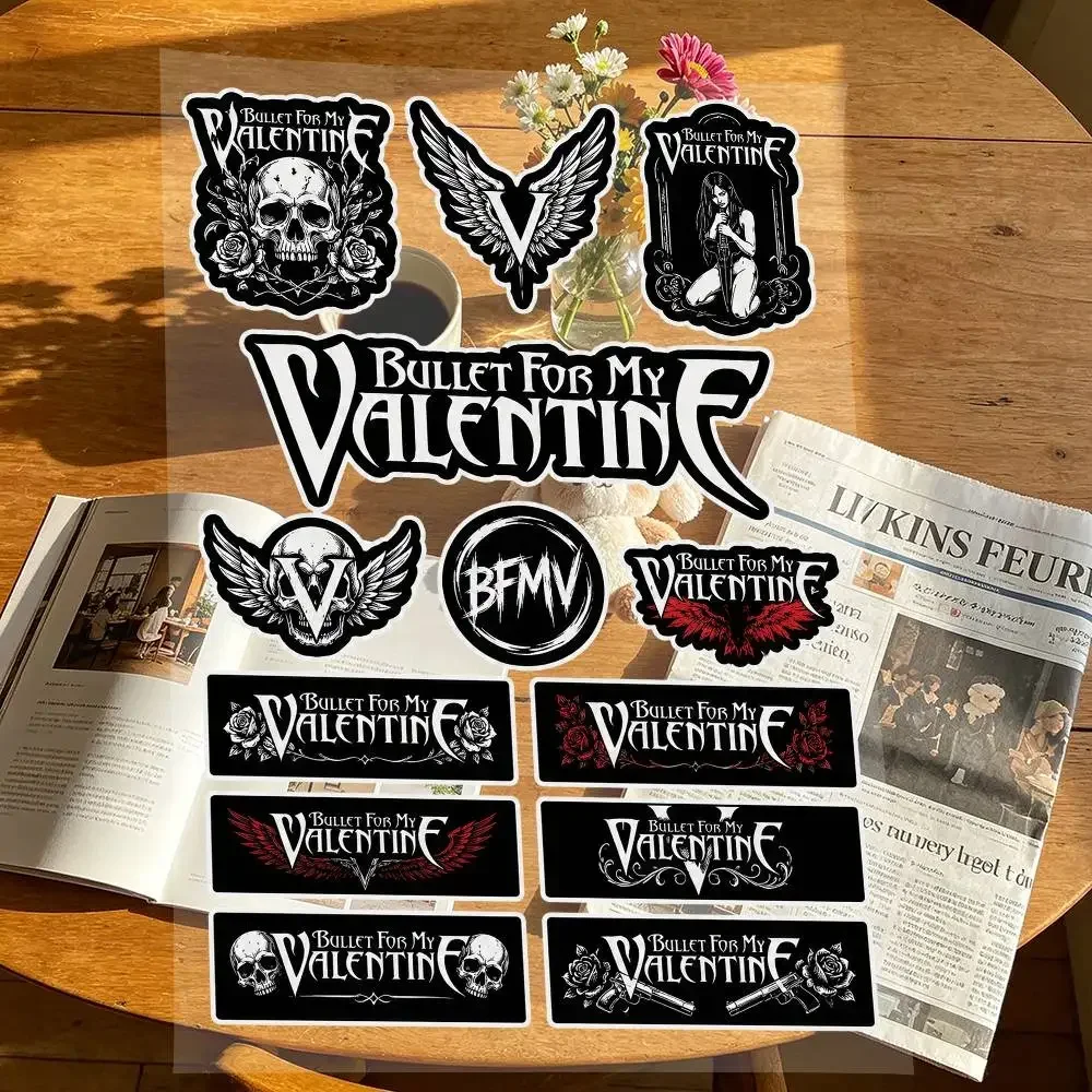 B-Bullet for My Valentine  Decal Set High Quality Printed and Cut Stickers Motorcycle Sticker