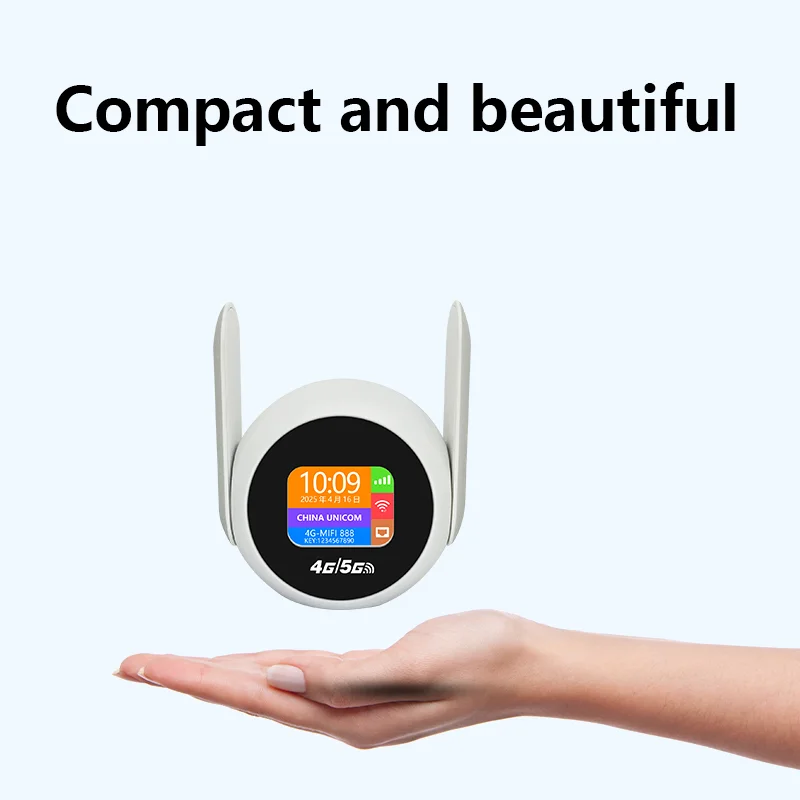 Factory DNXT High Speed Q50 LCD CPE 4G Router With SIM Card Slots Wifi6 Portable 2 Antenna 1 WAN/LAN Ports Outdoor Router
