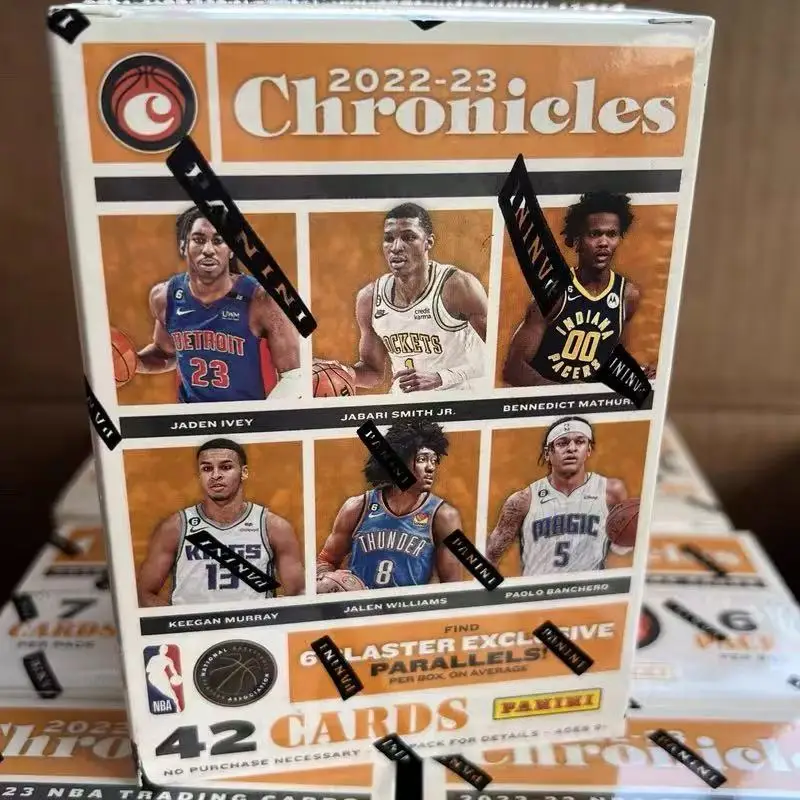 Panini 22‑23 Court Sports Chronicles Trading Card Blaster Box, Factory Sealed Exclusive Parallel Rookie Autograph Hobby Fan Gift