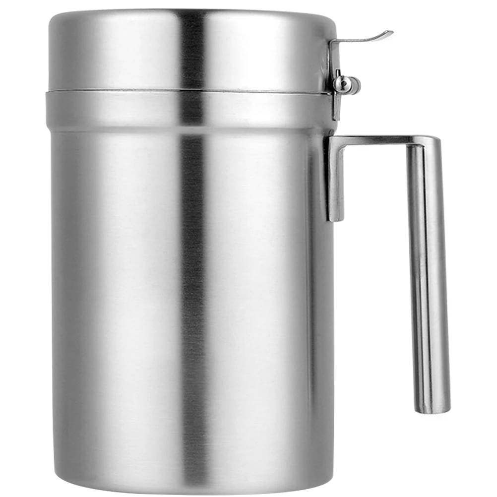 

Stainless Steel Dispenser Bottle For Cooking With Anti- Heat Resistant Household Sauce Vinegar Dispenser Essential