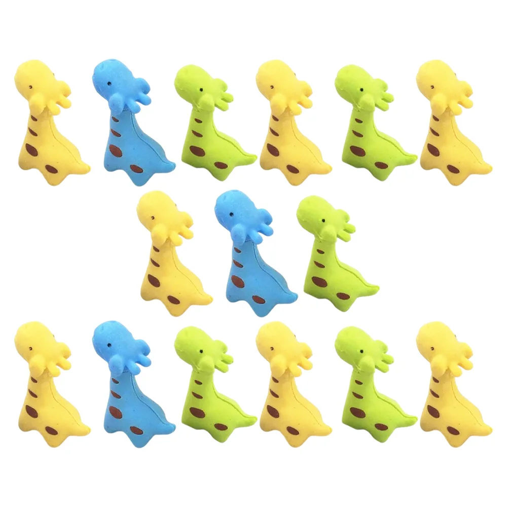 

15pcs Animal Shaped Erasers for Kids Detachable Colorful Lovely Rubber School Supplies Giraffe Design Student