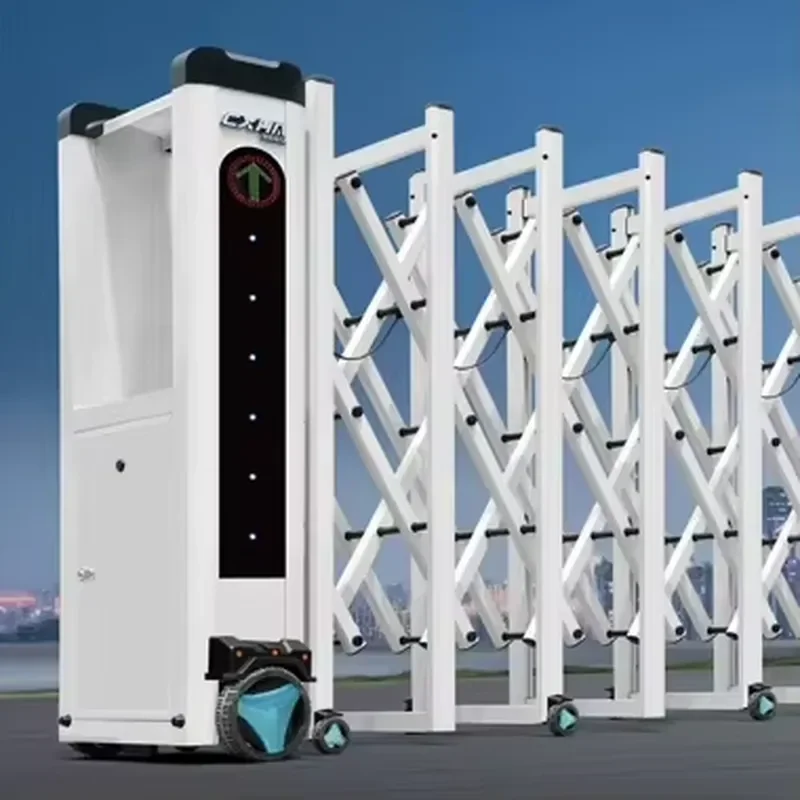 Automatic Electric Retractable Driveway Fence Gate Safety Function for Apartment Use