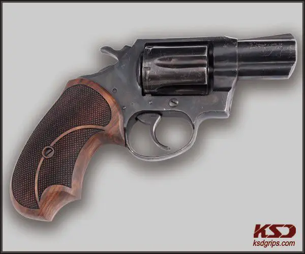 KSD Brand Colt Detective / Agent Cobra D Frame Compatible Walnut Grips Diamond