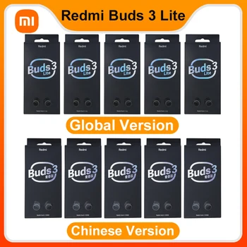 6/10/20 قطعة Xiaomi Redmi Buds 3 Lite TWS بلوتوث 5.2 سماعات Ture سماعات لاسلكية إصدار الشباب سماعات أذن رياضية متوفرة