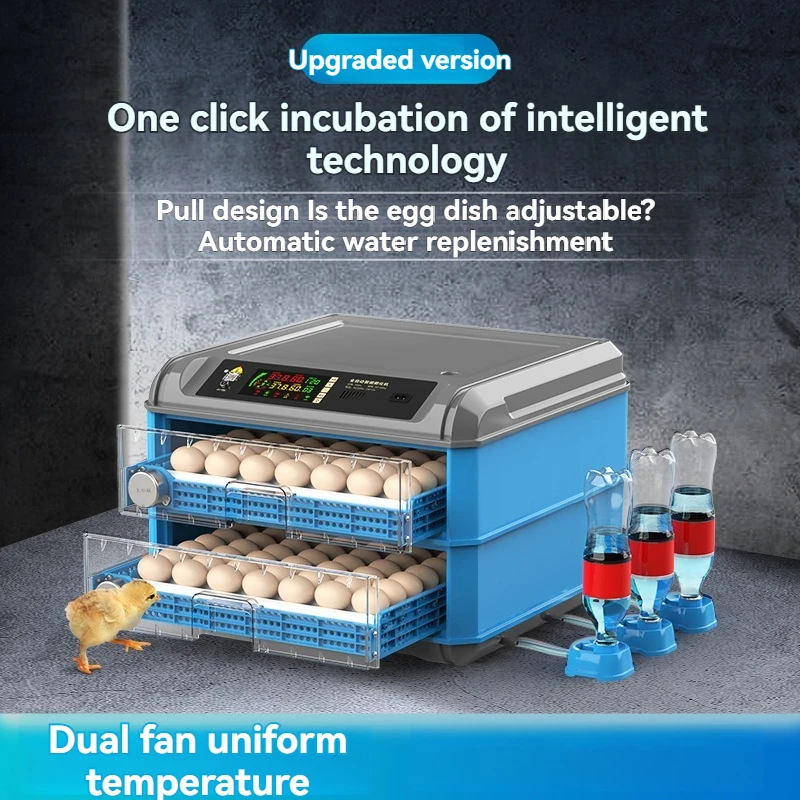 

Dual Power Incubator Poultry Egg Incubators 24/30 Chicken Egg Fully Automatic Hatching Machine