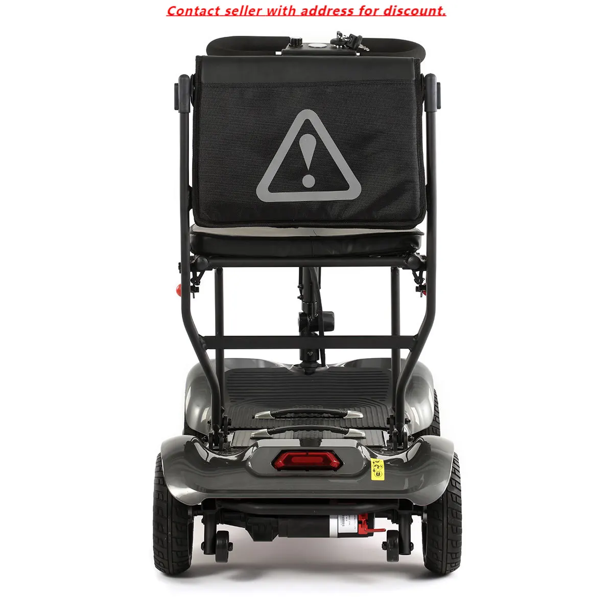 120KG Max-Loading Small Compact Travel Portable 4 Wheels Electric Mobility Scooter With Removable Battery For Outdoor Use