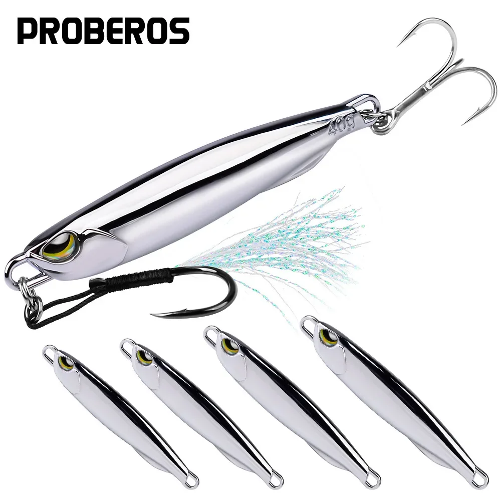 Metal Jig Bait 15g/20g/30g/40g Mackerel Artificial Hard Fish Lure Sinking DUO Lure Far Casting Jigging Bait Spoon Spinnerbait