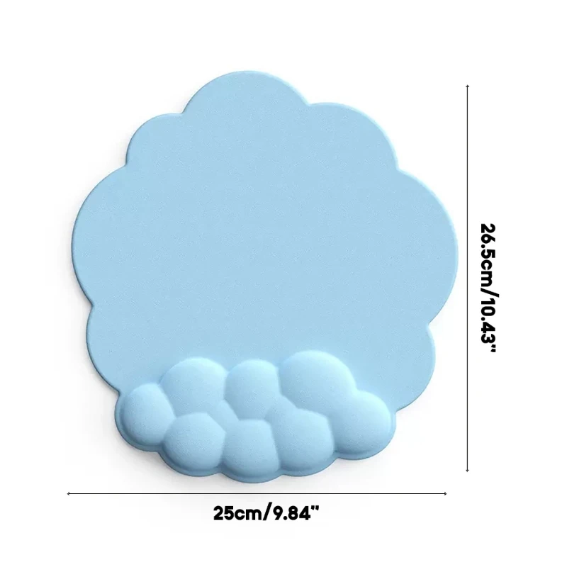 لوحة ماوس سحابة مسند للمعصم قاعدة مطاطية مانعة للانزلاق للألعاب شحن دروبشيبينغ مريح