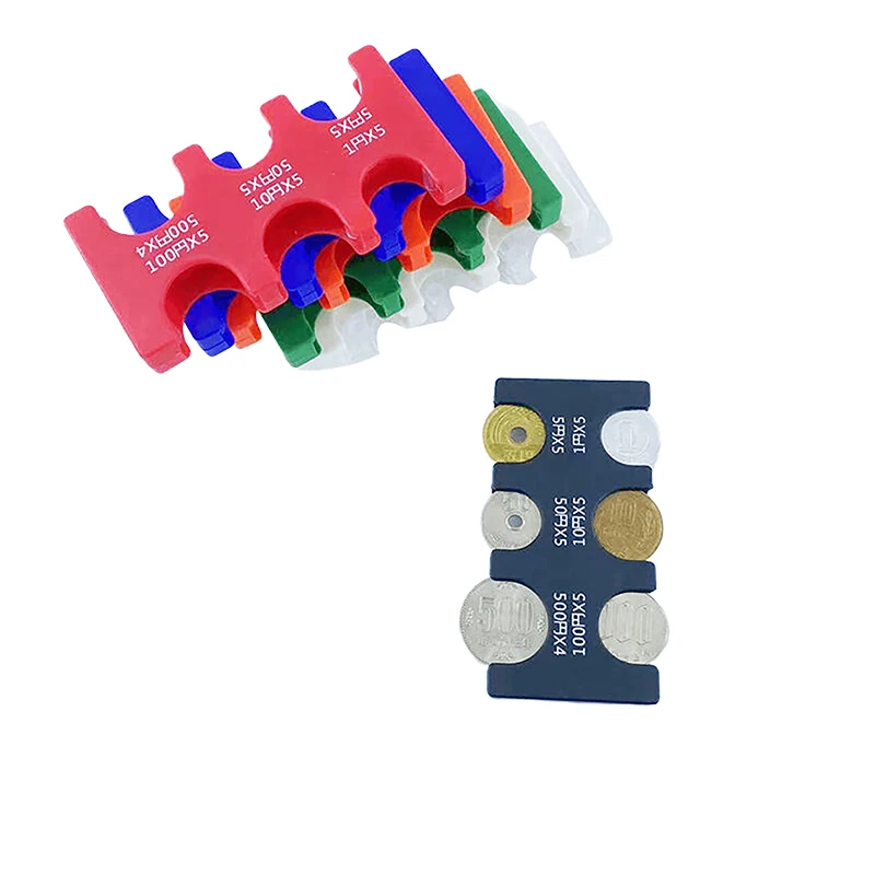 1 шт. чехол для монет японский держатель для монет чехол для смены монет кошелек для писем держатель для монет пластиковая коробка для хранения монет диспенсер для монет