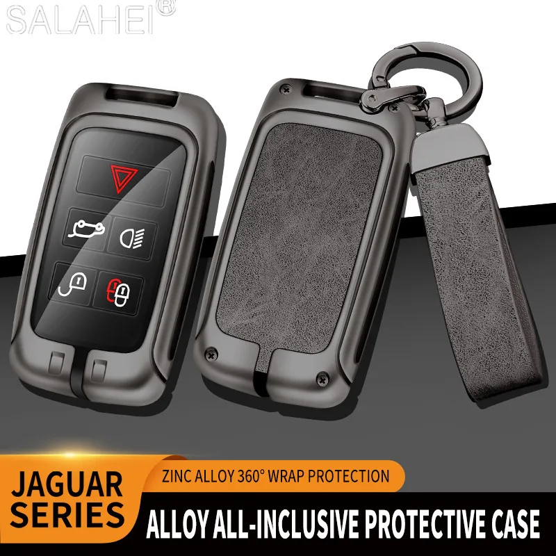 

Car Smart Remote Key Cover Case Holder Key Bag Shell Fob For Jaguar XE XF XJ XJL E-Pace F-Pace Keychain Auto Styling Accessories