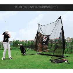 PGM Golf Practice Net Tent Target Golf Hitting Cage Garden Grassland Swing Practice Strike Net Golf Training Equipment Mesh