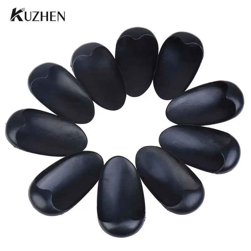 

10 Pairs Black Plastic Ear Cover Salon Hairdressing Hair Dyeing Coloring Bathing Ear Cover Shield Protector Waterproof Earmuffs
