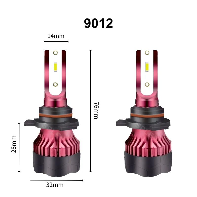 360 Degree Beam 2X LED Headlight Bulbs 20000LM For Vauxhall Zafira MK3 2011 2012 2013 2014 2015 2016 Car Lights