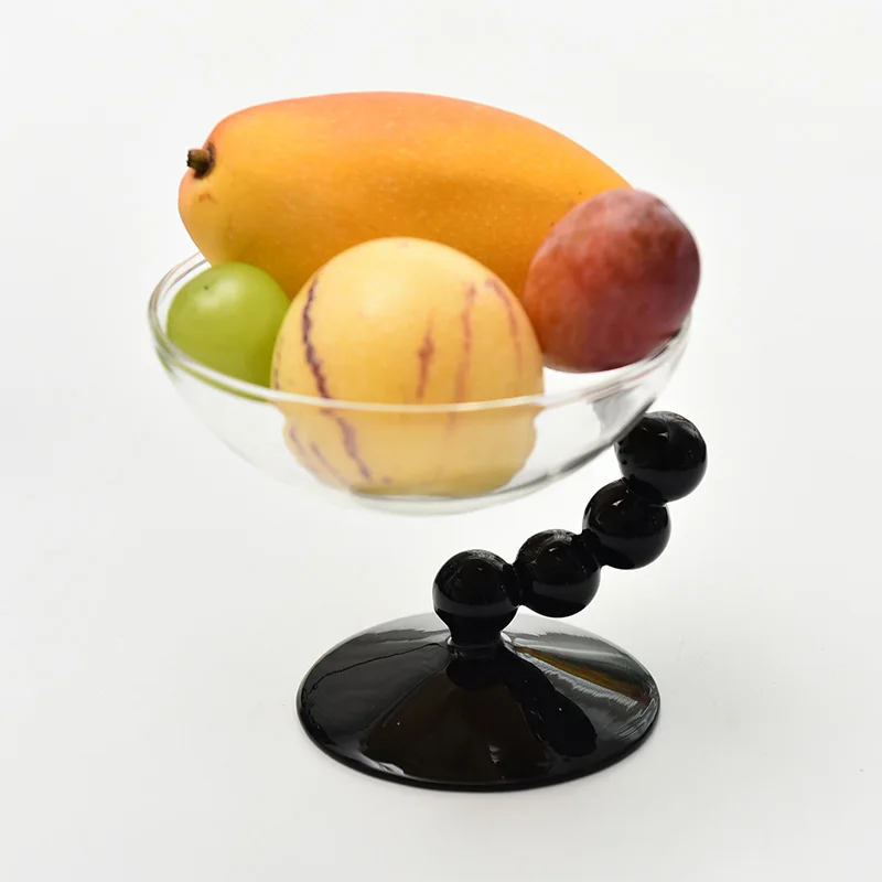 

CX creative tall glass, colored glass bead ice cream cup