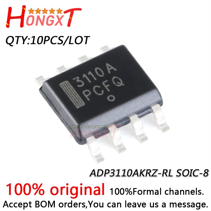 10PCS 100% NEW ADP3110AKRZ-RL SOIC-8 12V DUAL BOOTSTRAP MOSFET DRIVER.Chipset