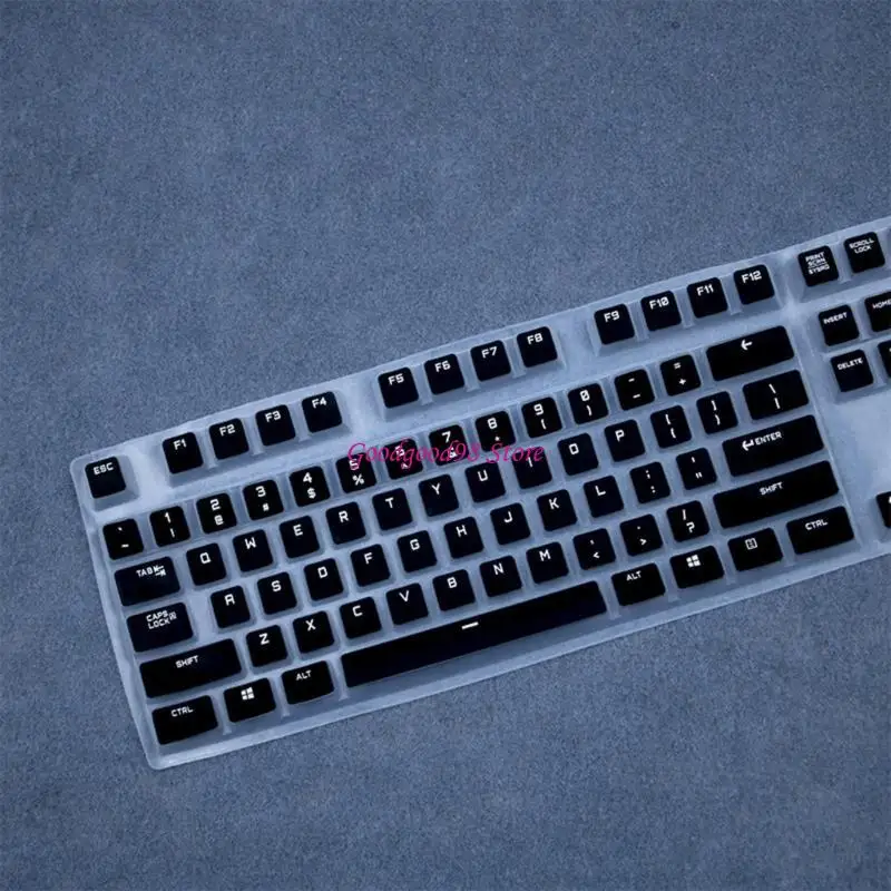 Semi Transparents Keyboards Skin for G610 G512 Ensures Backlight Visibilitys and Shield from Liquids and Debris 